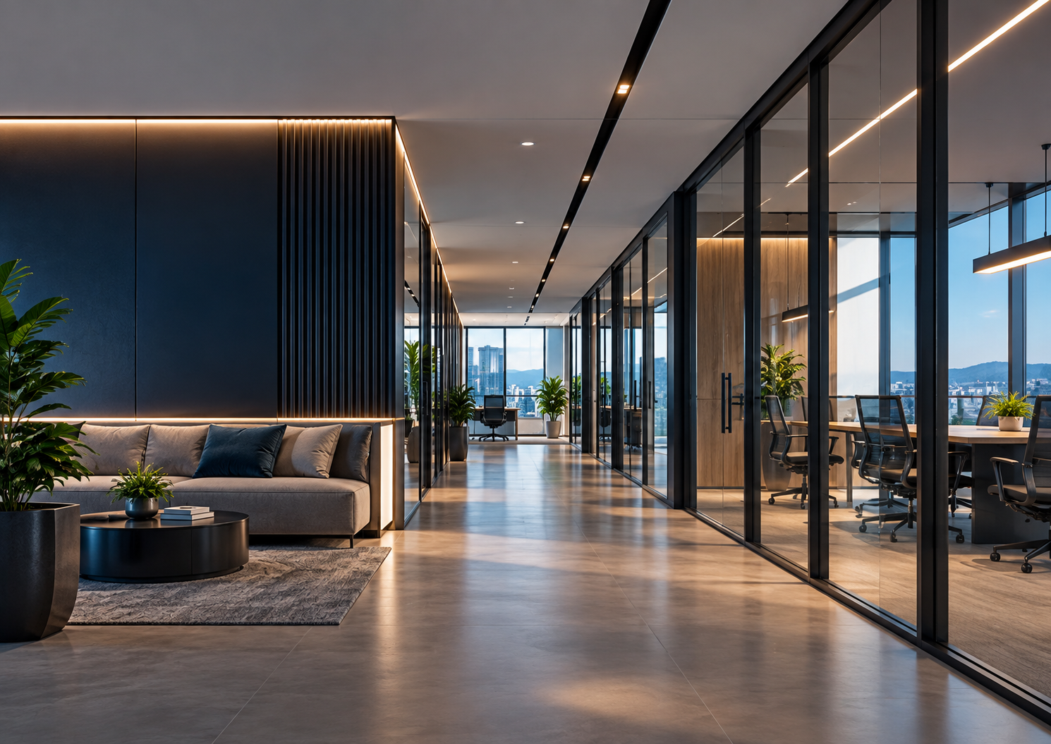 Commercial office interior